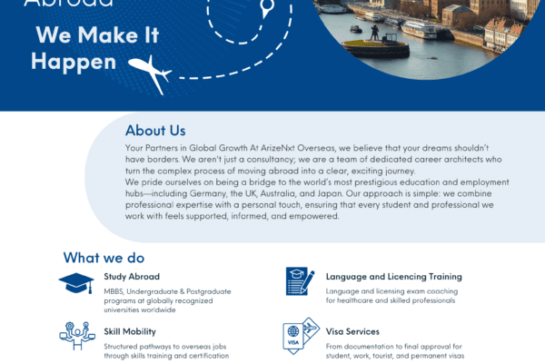 Arizenxt Overseas - Business Profile